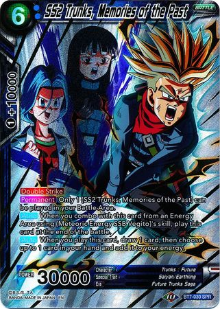 SS2 Trunks, Memories of the Past (SPR) (BT7-030) [Assault of the Saiyans] | Fandemonia Ltd