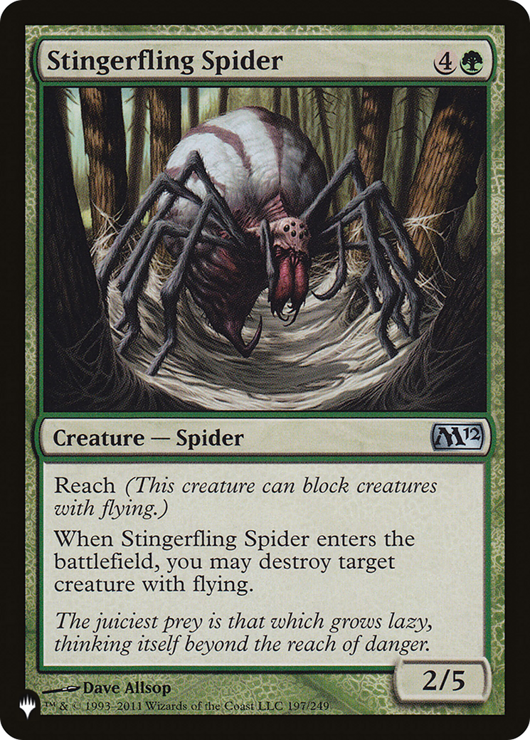Stingerfling Spider [The List] | Fandemonia Ltd