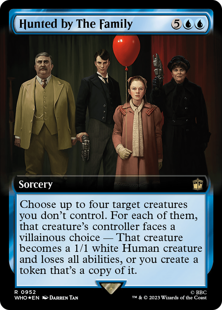Hunted by The Family (Extended Art) (Surge Foil) [Doctor Who] | Fandemonia Ltd