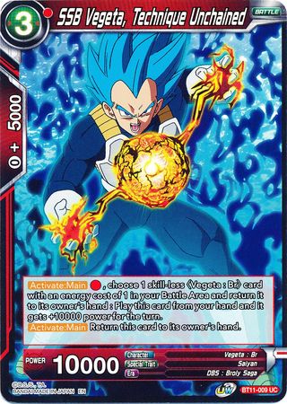 SSB Vegeta, Technique Unchained (BT11-009) [Vermilion Bloodline] | Fandemonia Ltd