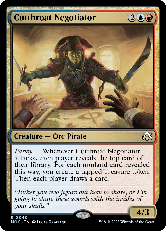 Cutthroat Negotiator [March of the Machine Commander] | Fandemonia Ltd
