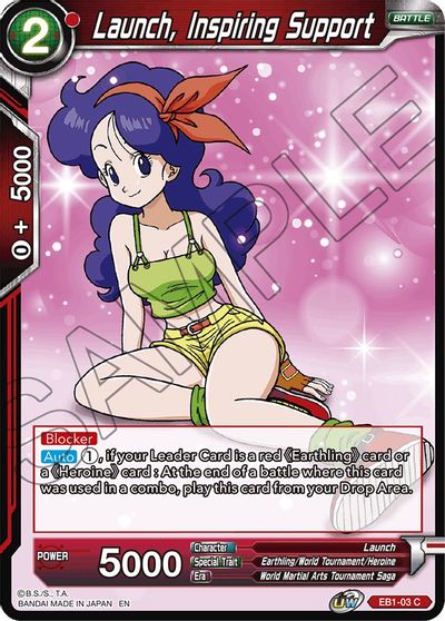 Launch, Inspiring Support (EB1-03) [Battle Evolution Booster] | Fandemonia Ltd