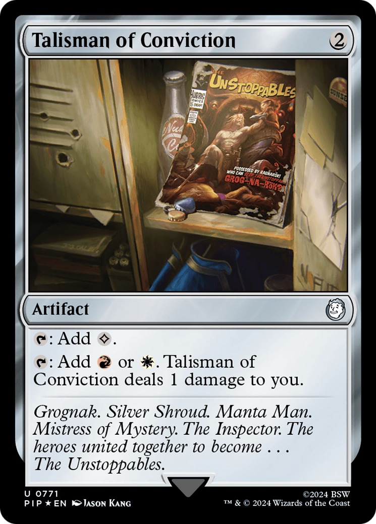 Talisman of Conviction (Surge Foil) [Fallout] | Fandemonia Ltd