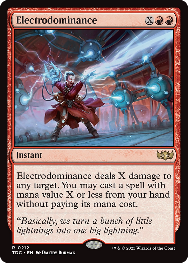 Electrodominance [Tarkir: Dragonstorm Commander] | Fandemonia Ltd