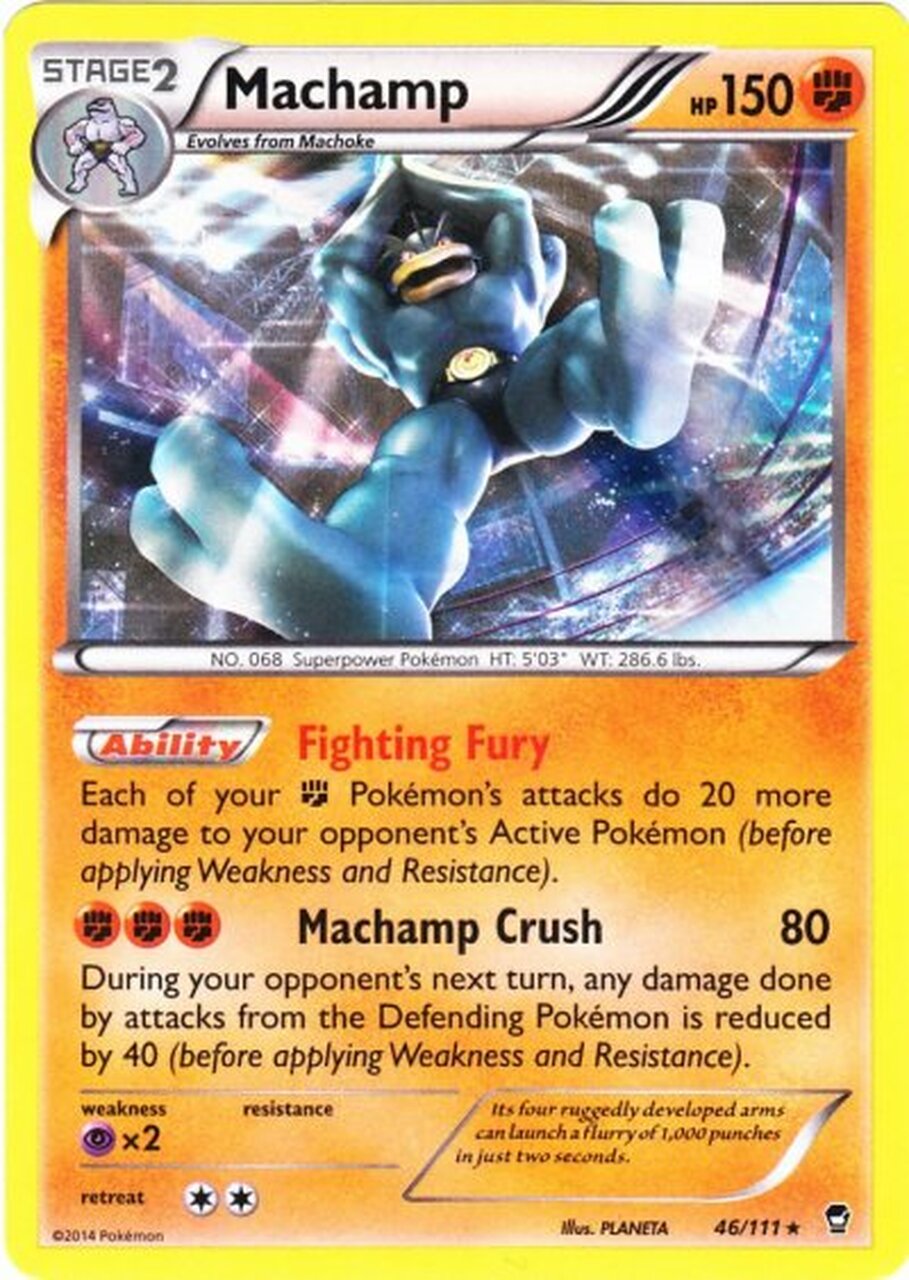 Machamp (46/111) [XY: Furious Fists] | Fandemonia Ltd