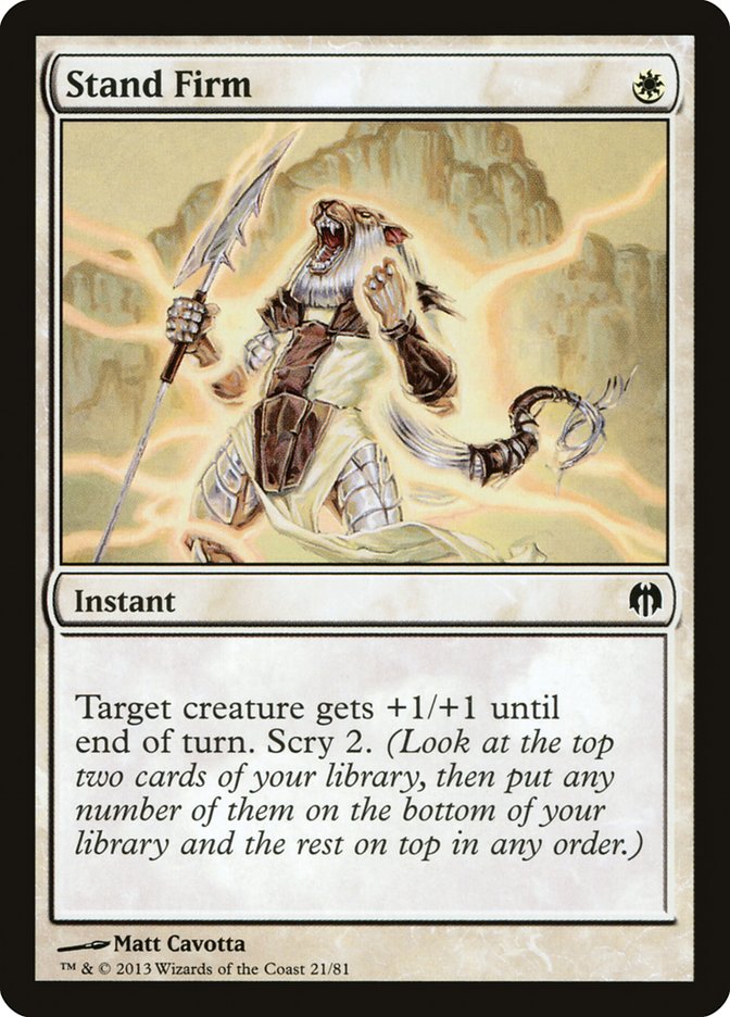 Stand Firm [Duel Decks: Heroes vs. Monsters] | Fandemonia Ltd
