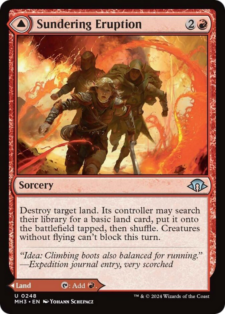Sundering Eruption // Volcanic Fissure [Modern Horizons 3] | Fandemonia Ltd