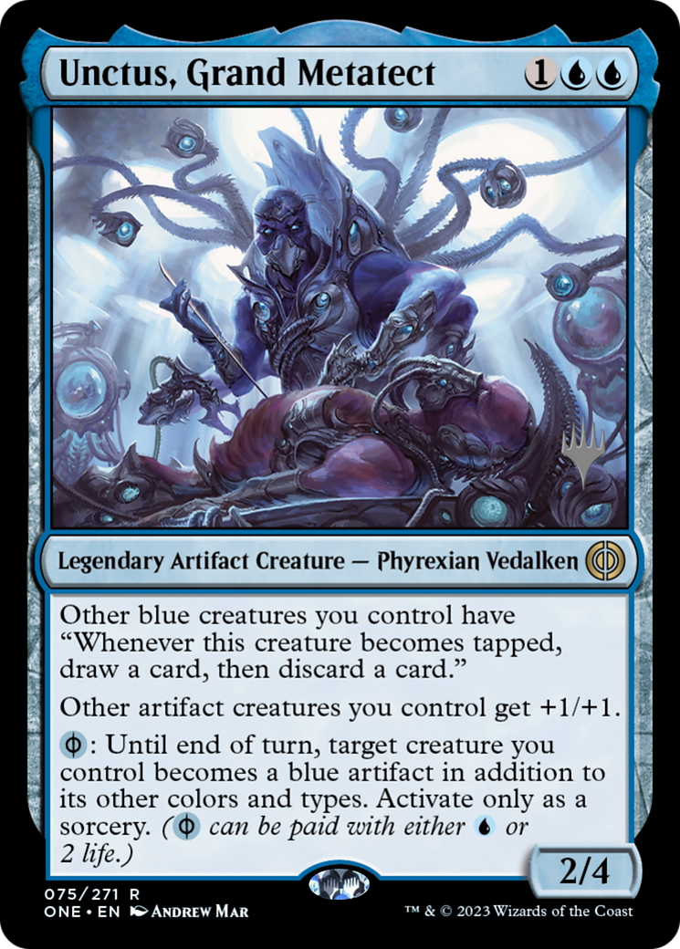 Unctus, Grand Metatect (Promo Pack) [Phyrexia: All Will Be One Promos] | Fandemonia Ltd
