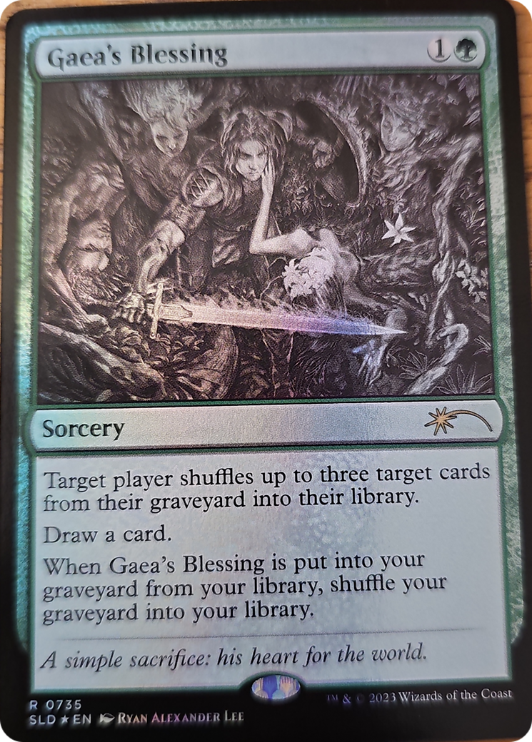 Gaea's Blessing (Sketch Showcase) [Secret Lair Drop Series] | Fandemonia Ltd