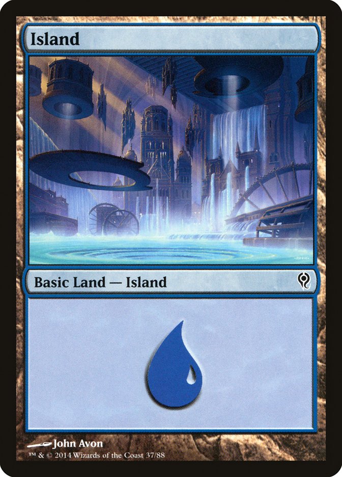 Island (37) [Duel Decks: Jace vs. Vraska] | Fandemonia Ltd