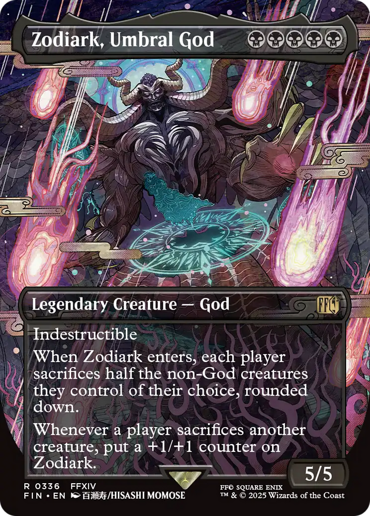 Zodiark, Umbral God (Borderless) [FINAL FANTASY] | Fandemonia Ltd
