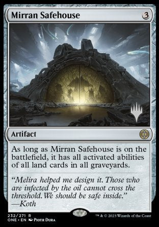 Mirran Safehouse (Promo Pack) [Phyrexia: All Will Be One Promos] | Fandemonia Ltd