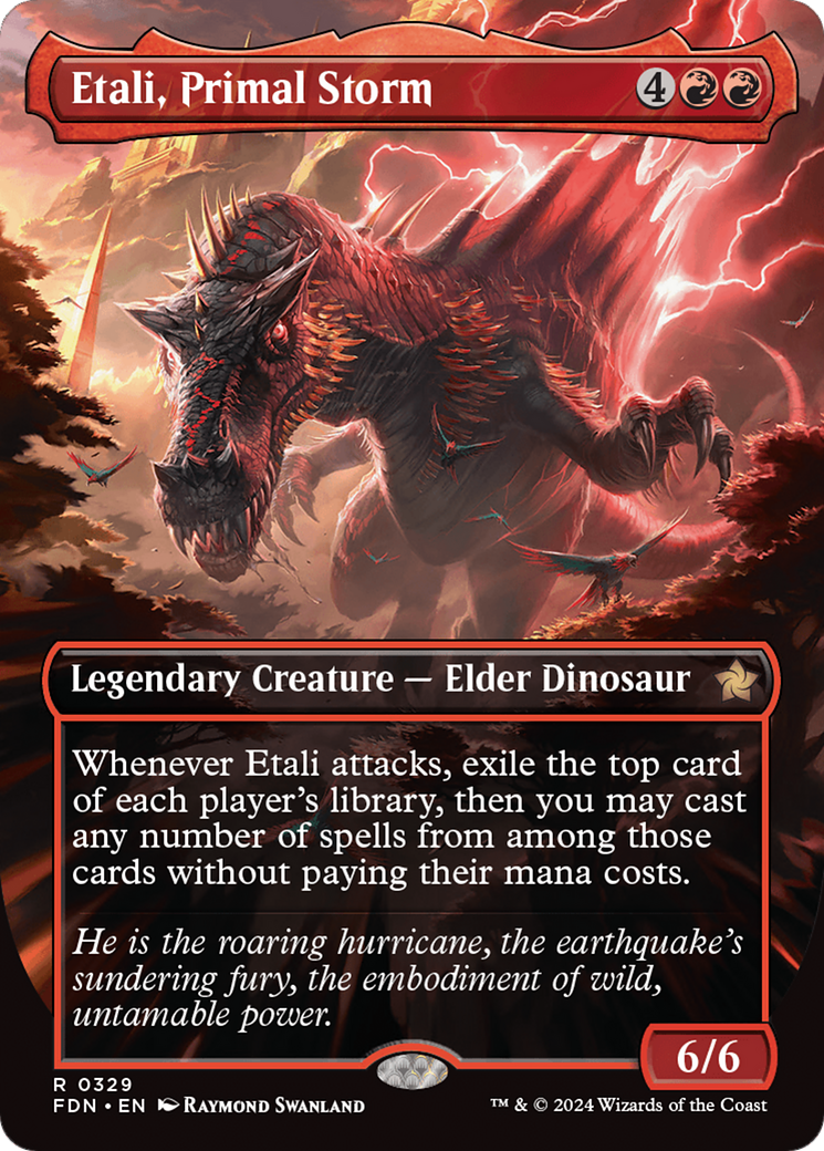 Etali, Primal Storm (Borderless) [Foundations] | Fandemonia Ltd