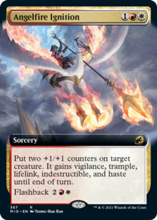 Angelfire Ignition (Extended Art) [Innistrad: Midnight Hunt] | Fandemonia Ltd