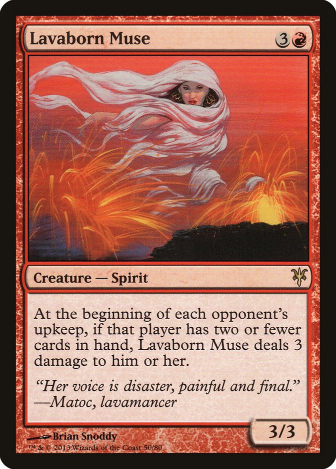 Lavaborn Muse [Duel Decks: Sorin vs. Tibalt] | Fandemonia Ltd