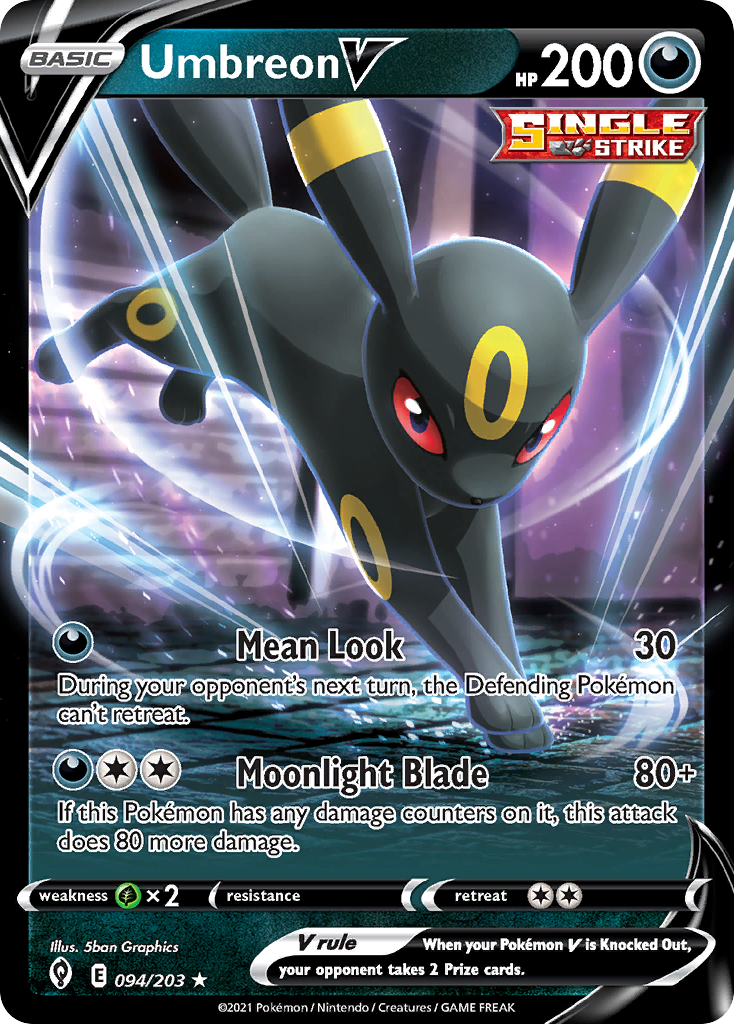 Umbreon V (094/203) (Intro Deck) [Sword & Shield: Evolving Skies] | Fandemonia Ltd