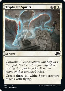 Triplicate Spirits [Jumpstart 2022] | Fandemonia Ltd