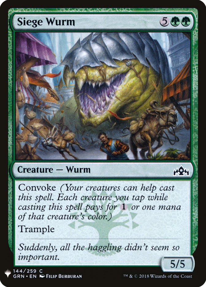 Siege Wurm [Mystery Booster] | Fandemonia Ltd