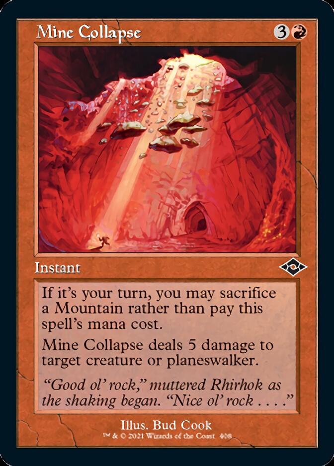 Mine Collapse (Retro Foil Etched) [Modern Horizons 2] | Fandemonia Ltd