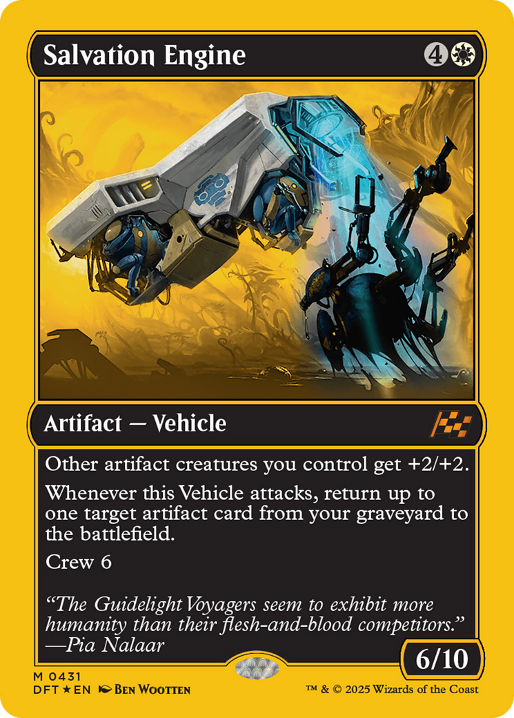 Salvation Engine (First-Place Foil) [Aetherdrift] | Fandemonia Ltd