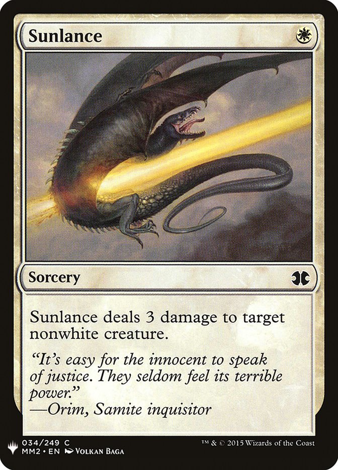 Sunlance [Mystery Booster] | Fandemonia Ltd