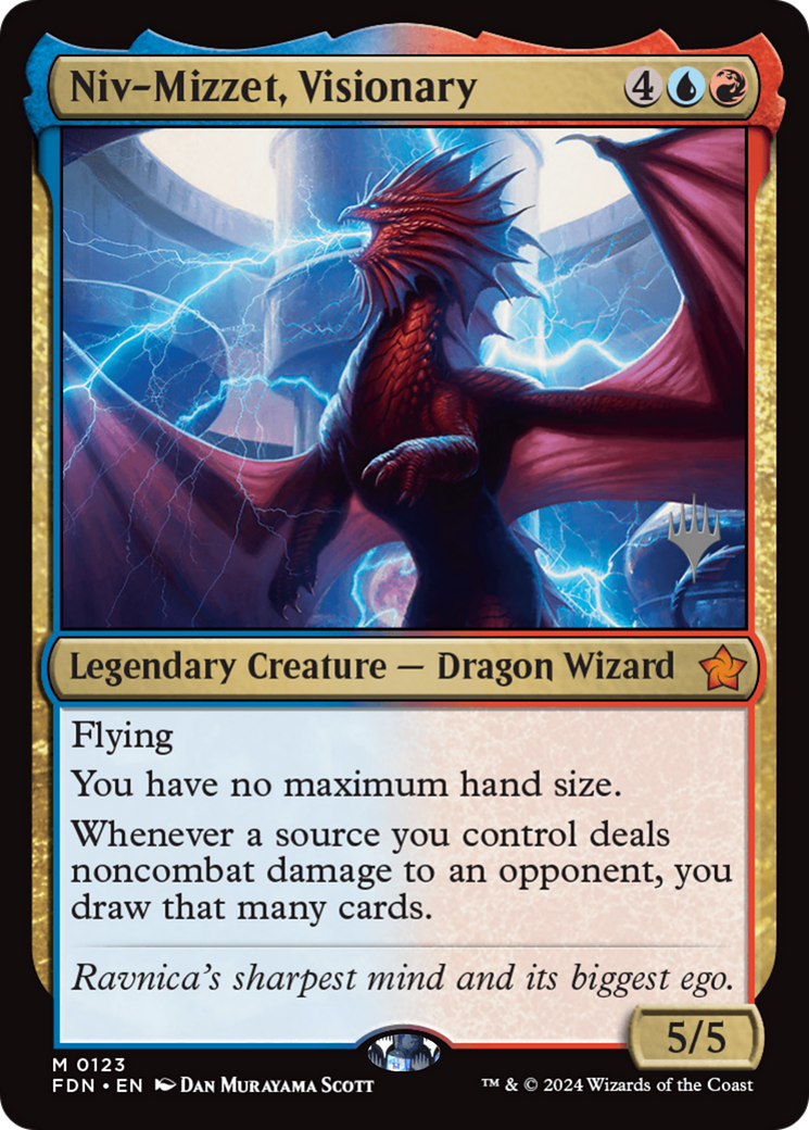 Niv-Mizzet, Visionary (Promo Pack) [Foundations Promos] | Fandemonia Ltd