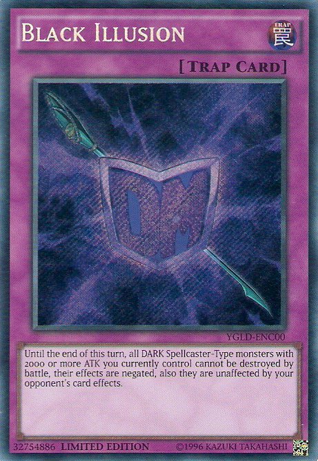 Black Illusion [YGLD-ENC00] Secret Rare | Fandemonia Ltd