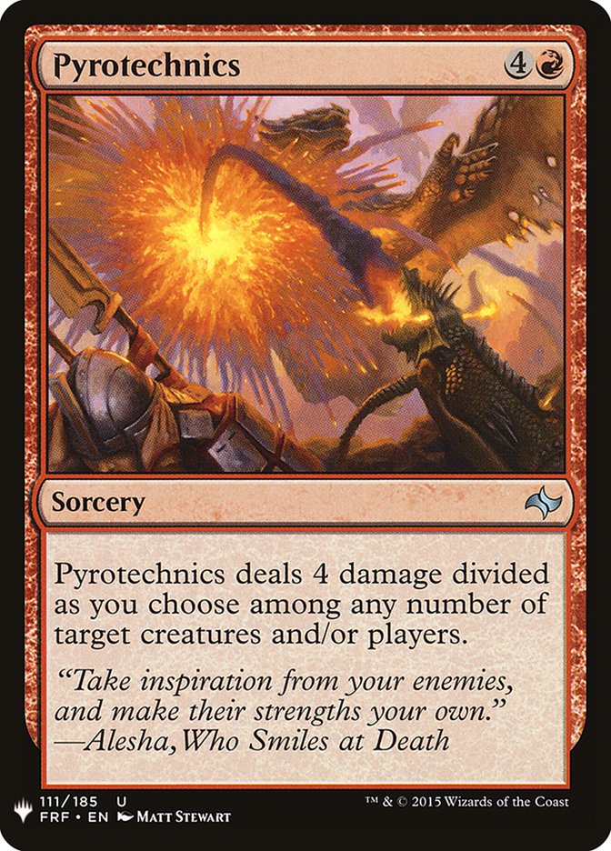 Pyrotechnics [Mystery Booster] | Fandemonia Ltd