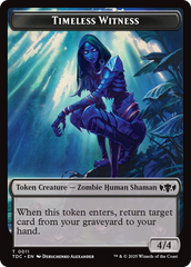 Goat // Timeless Witness Double-Sided Token [Tarkir: Dragonstorm Commander Tokens] | Fandemonia Ltd