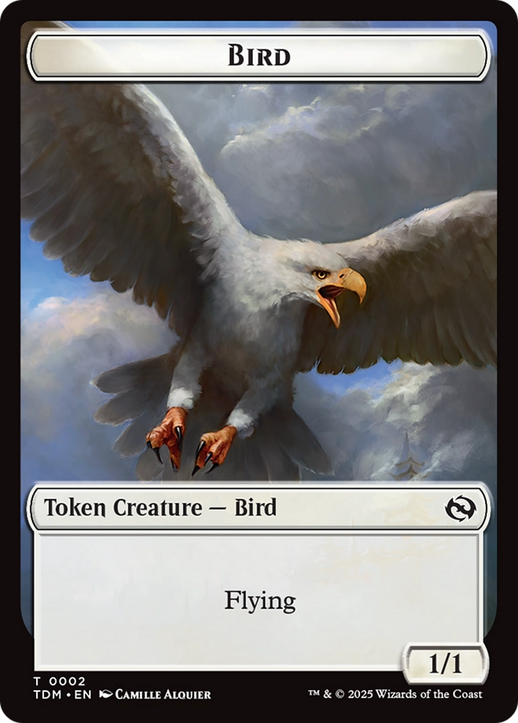Thopter // Bird Double-Sided Token [Tarkir: Dragonstorm Commander Tokens] | Fandemonia Ltd