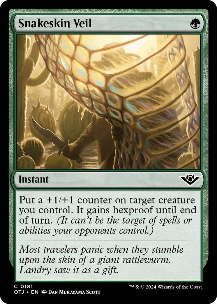 Snakeskin Veil [Outlaws of Thunder Junction] | Fandemonia Ltd