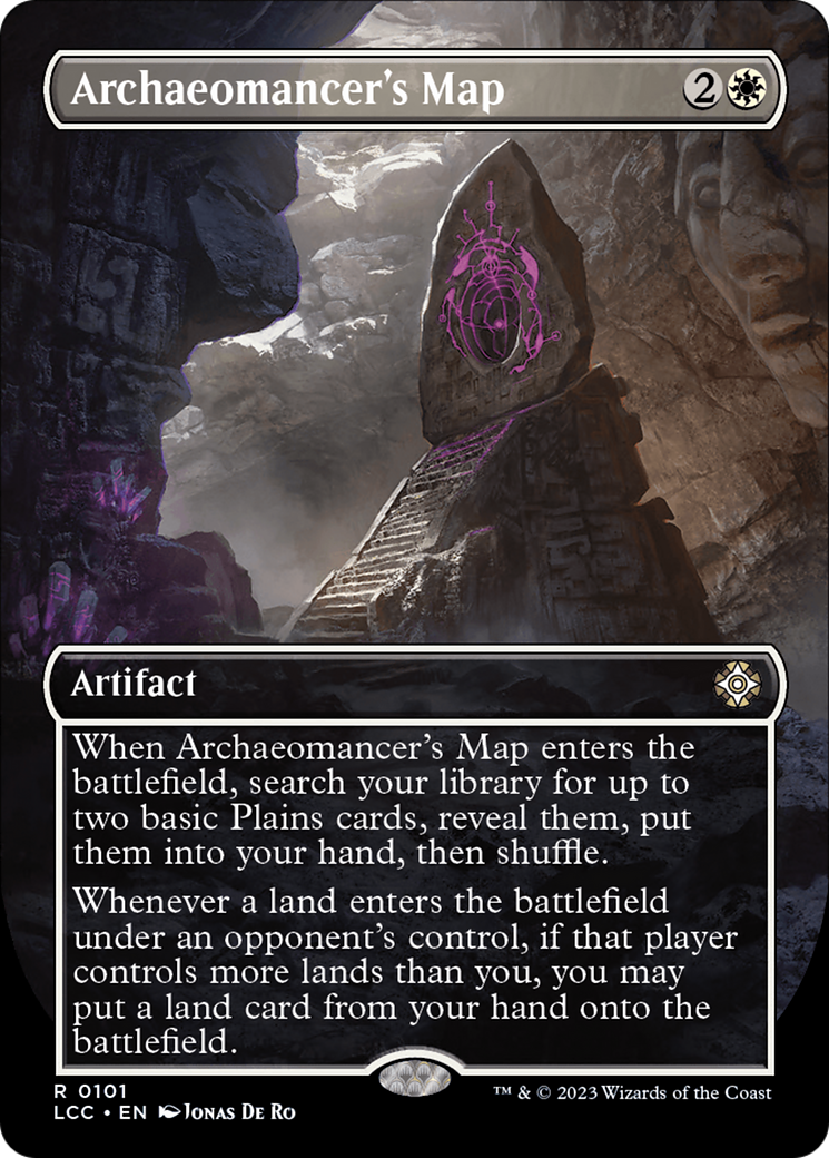 Archaeomancer's Map (Borderless) [The Lost Caverns of Ixalan Commander] | Fandemonia Ltd