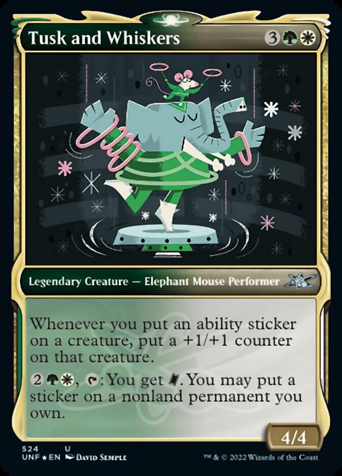 Tusk and Whiskers (Showcase) (Galaxy Foil) [Unfinity] | Fandemonia Ltd