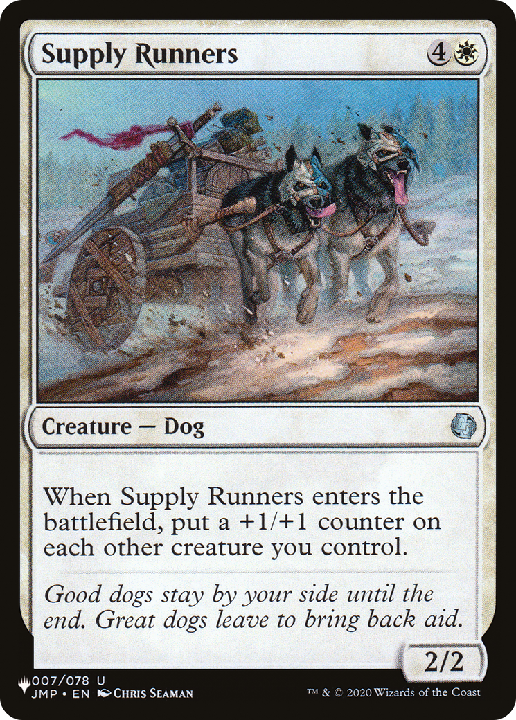 Supply Runners [The List] | Fandemonia Ltd