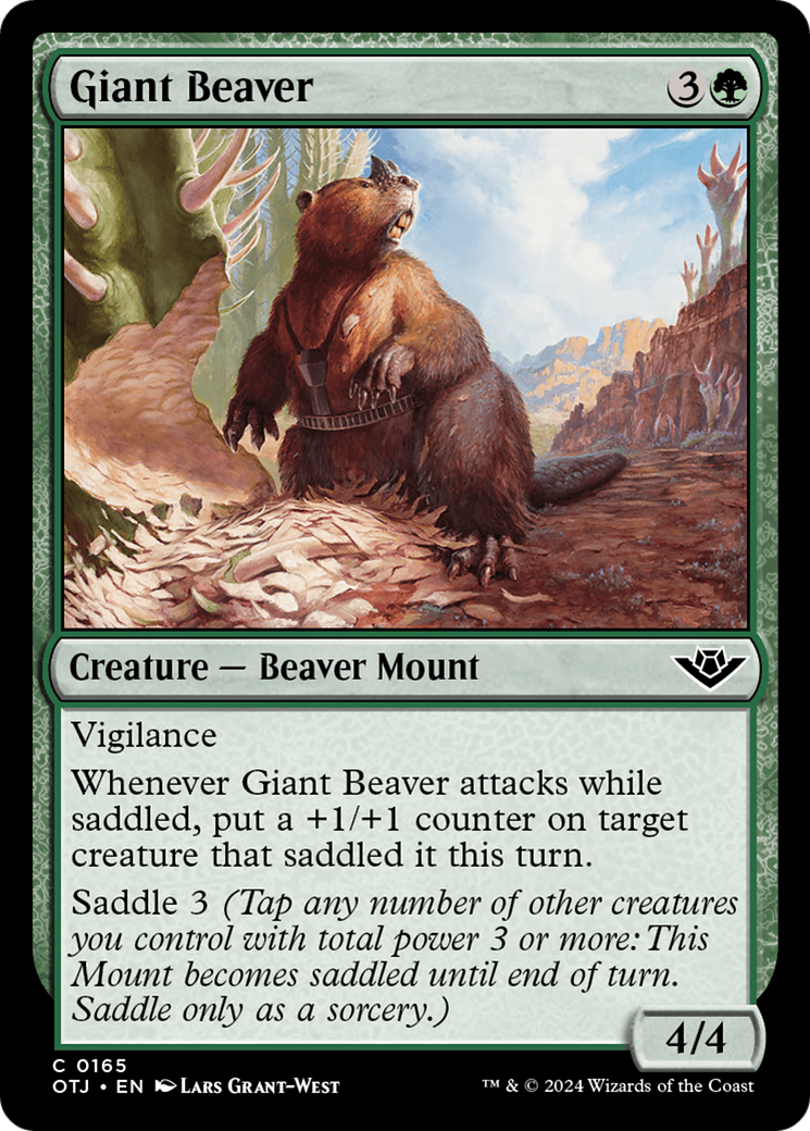 Giant Beaver [Outlaws of Thunder Junction] | Fandemonia Ltd