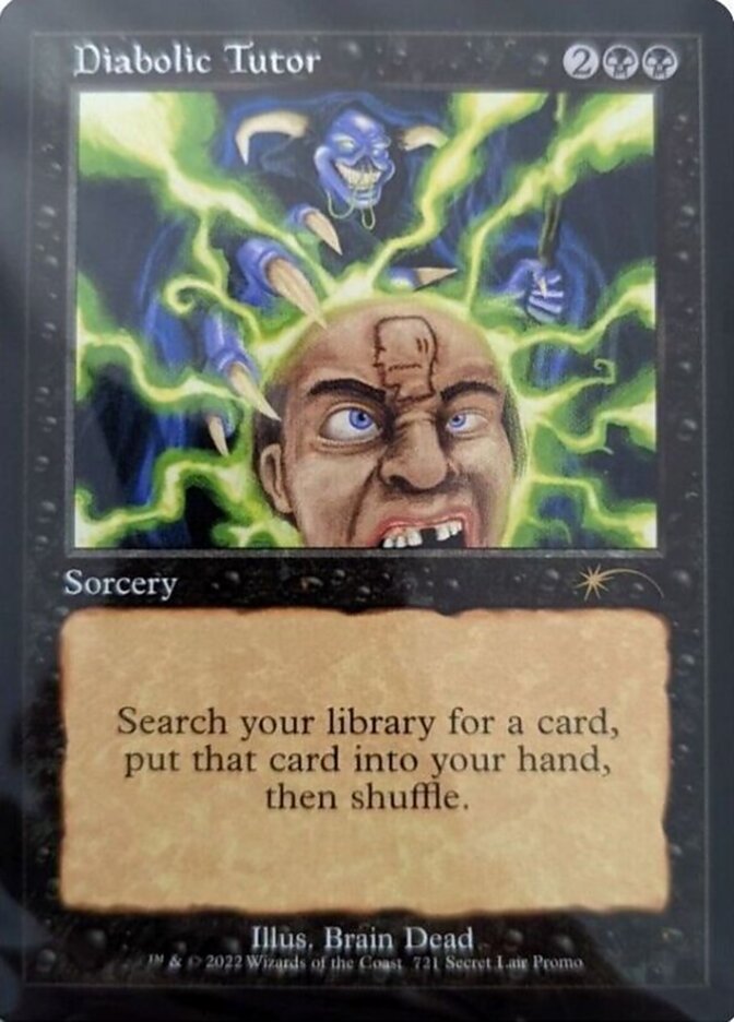 Diabolic Tutor (Retro) [Secret Lair Drop Promos] | Fandemonia Ltd