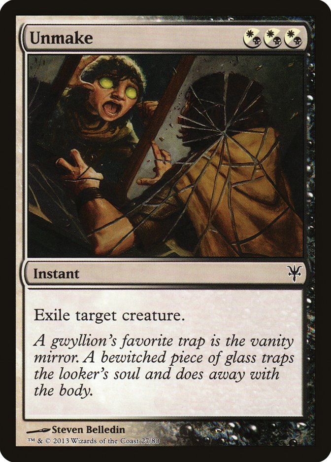 Unmake [Duel Decks: Sorin vs. Tibalt] | Fandemonia Ltd