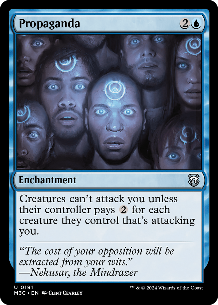 Propaganda (Ripple Foil) [Modern Horizons 3 Commander] | Fandemonia Ltd