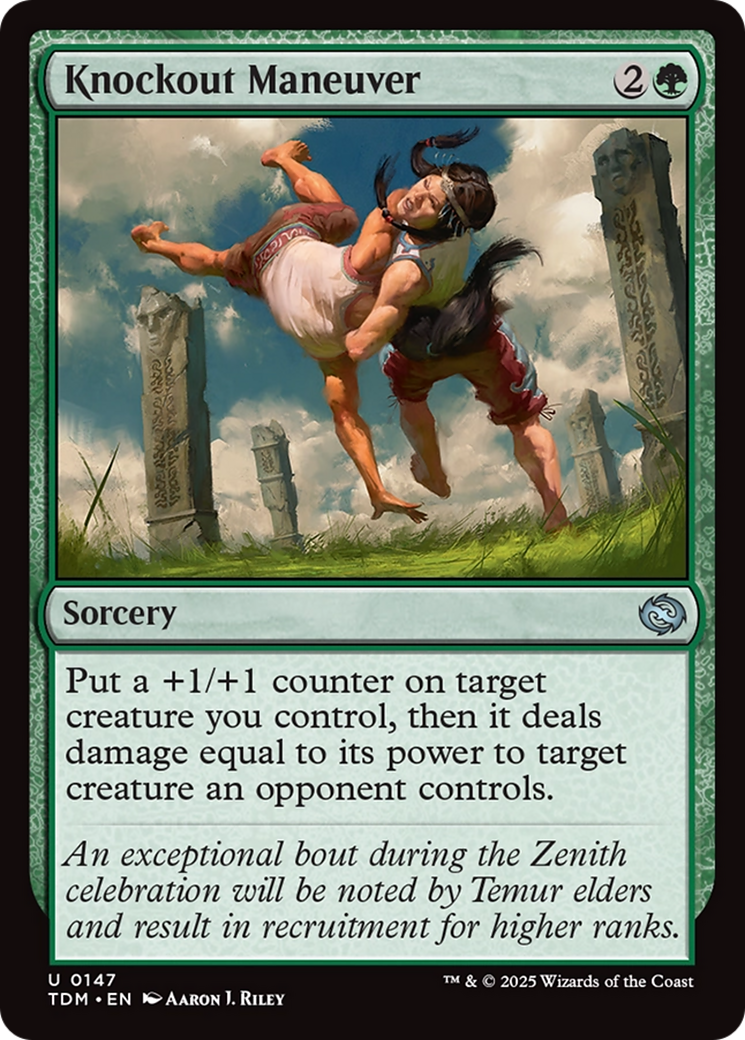 Knockout Maneuver [Tarkir: Dragonstorm] | Fandemonia Ltd