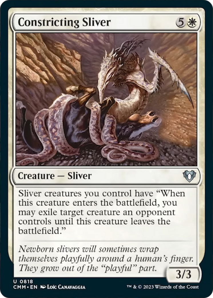Constricting Sliver [Commander Masters] | Fandemonia Ltd