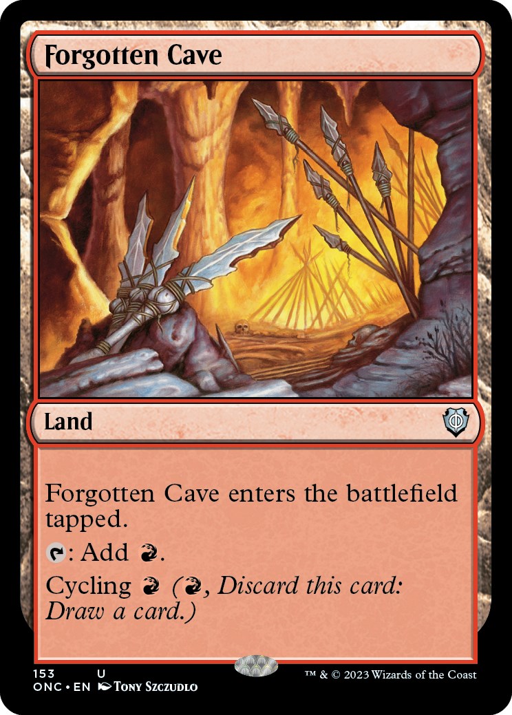 Forgotten Cave [Phyrexia: All Will Be One Commander] | Fandemonia Ltd
