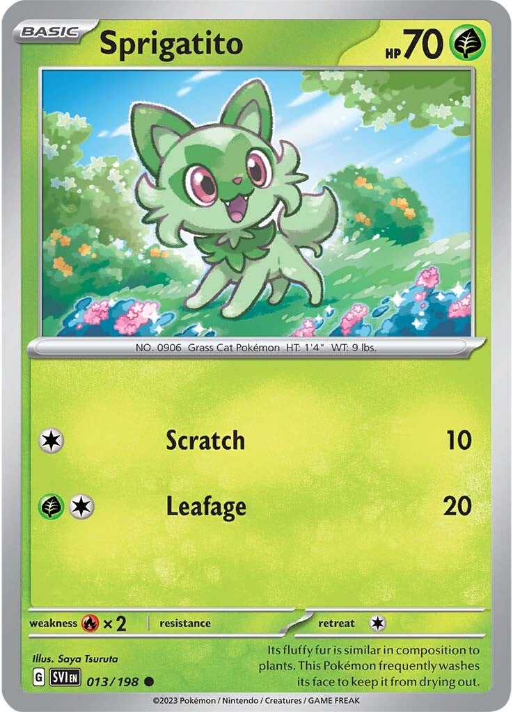 Sprigatito (013/198) [Scarlet & Violet: Base Set] | Fandemonia Ltd
