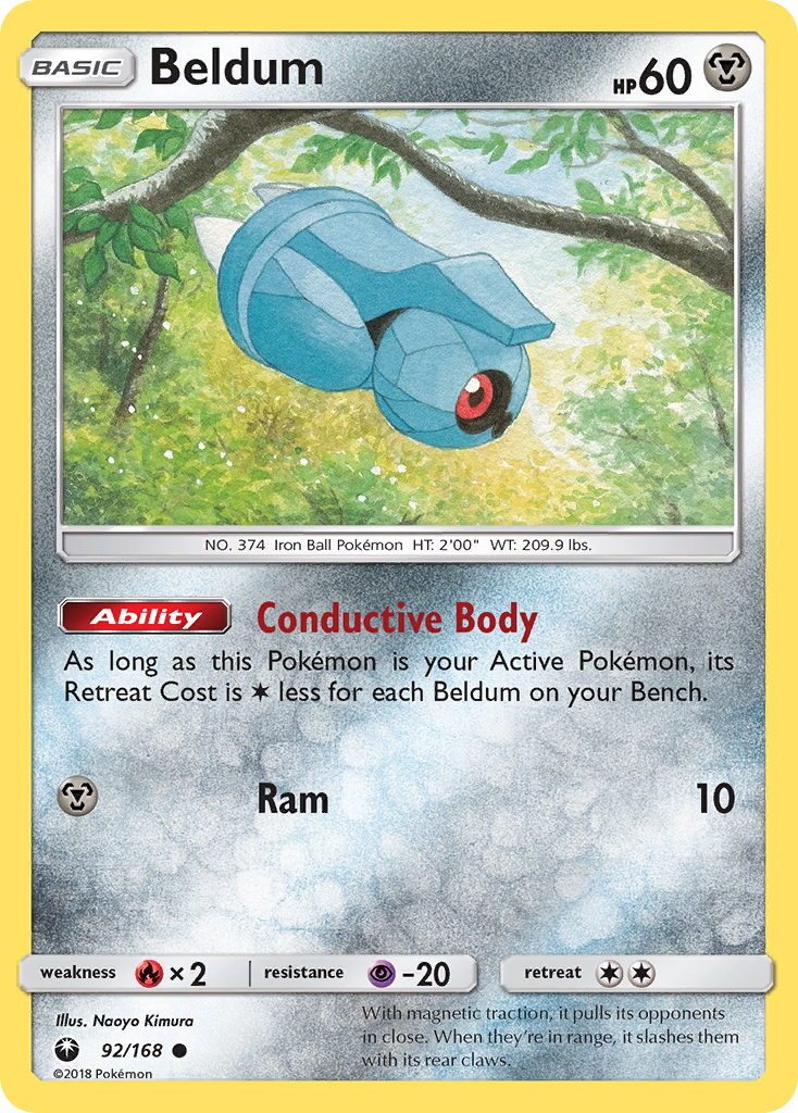 Beldum (92/168) [Sun & Moon: Celestial Storm] | Fandemonia Ltd