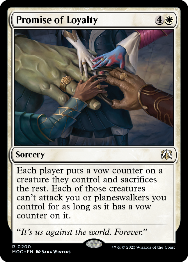 Promise of Loyalty [March of the Machine Commander] | Fandemonia Ltd