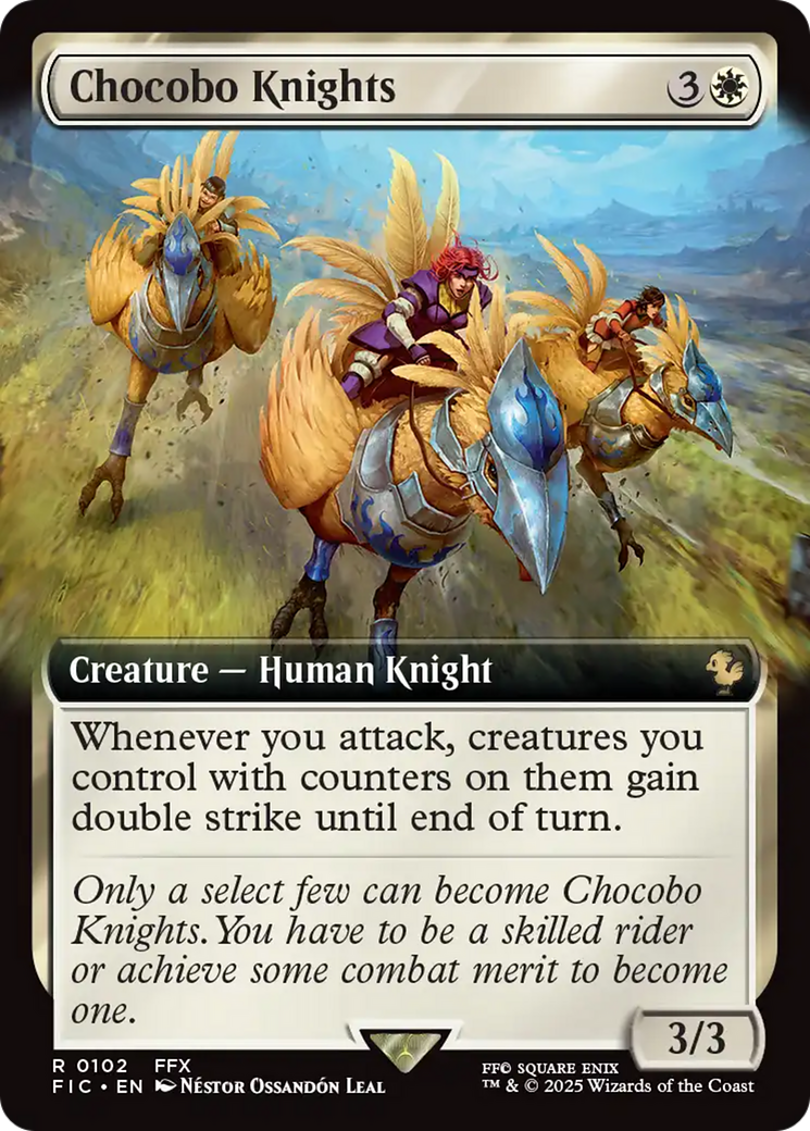 Chocobo Knights (Extended Art) [FINAL FANTASY Commander] | Fandemonia Ltd