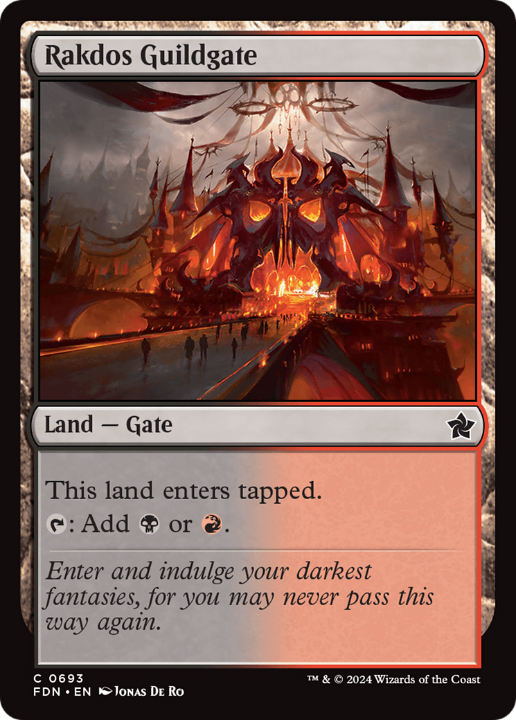 Rakdos Guildgate [Foundations] | Fandemonia Ltd