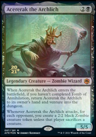 Acererak the Archlich [Dungeons & Dragons: Adventures in the Forgotten Realms Prerelease Promos] | Fandemonia Ltd