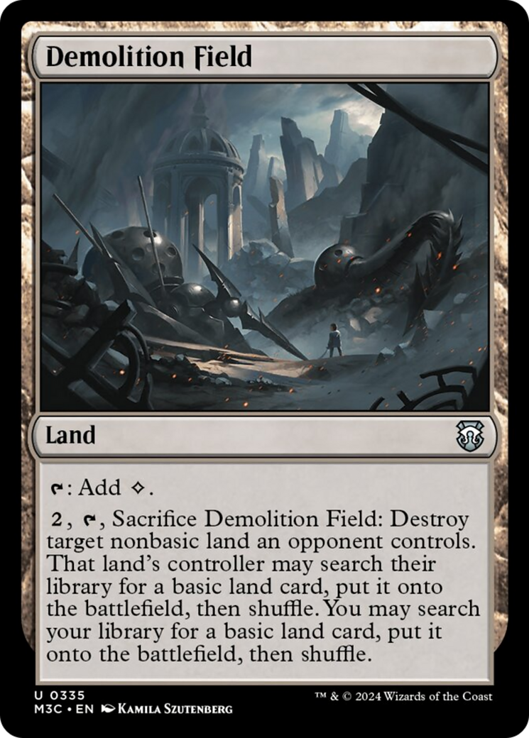 Demolition Field (Ripple Foil) [Modern Horizons 3 Commander] | Fandemonia Ltd