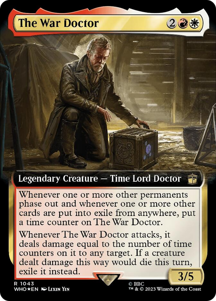 The War Doctor (Extended Art) (Surge Foil) [Doctor Who] | Fandemonia Ltd