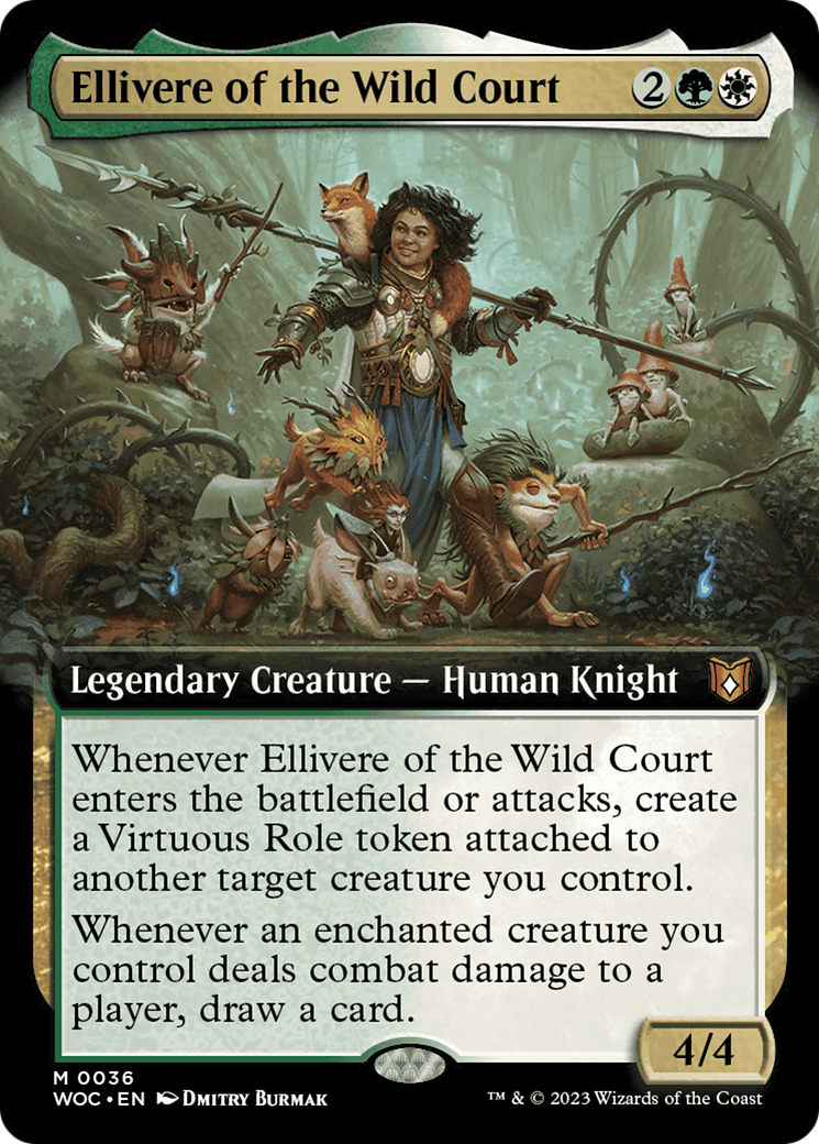 Ellivere of the Wild Court (Extended Art) [Wilds of Eldraine Commander] | Fandemonia Ltd